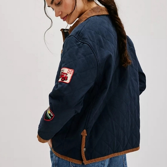 NWT Found Farmstead Quilt Patch Jacket S Brand new - Picture 3 of 4